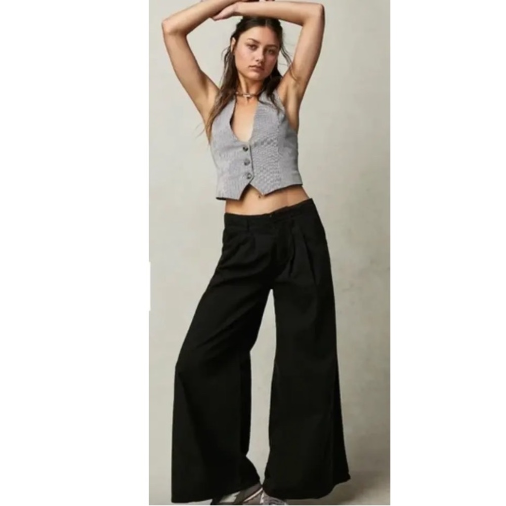 SOLD OUT Free People Light As Spring Wide Leg Trousers 6 - Picture 2 of 10